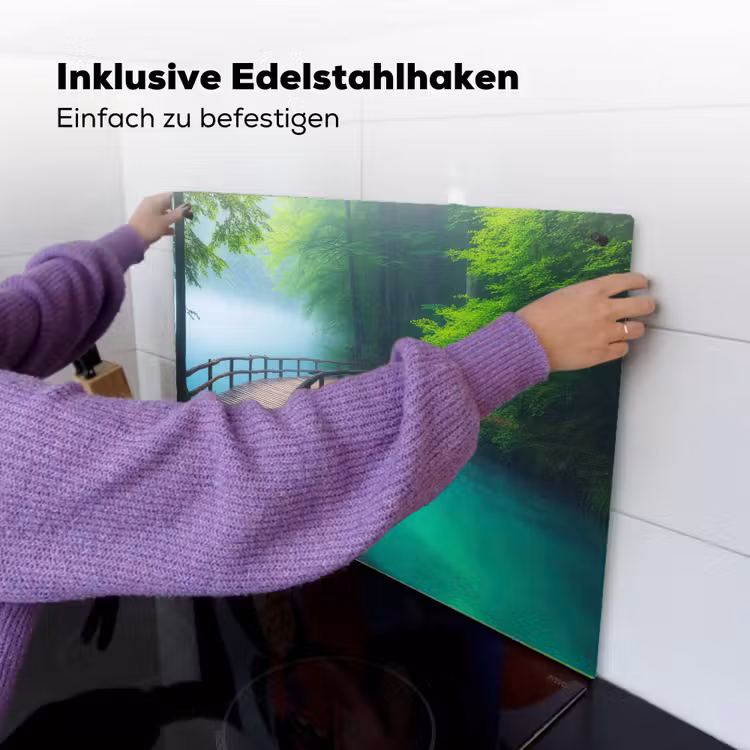 Brug - Water - Rivier - Bos Inductie beschemer met haakjes klein -ky-ophangen-de
