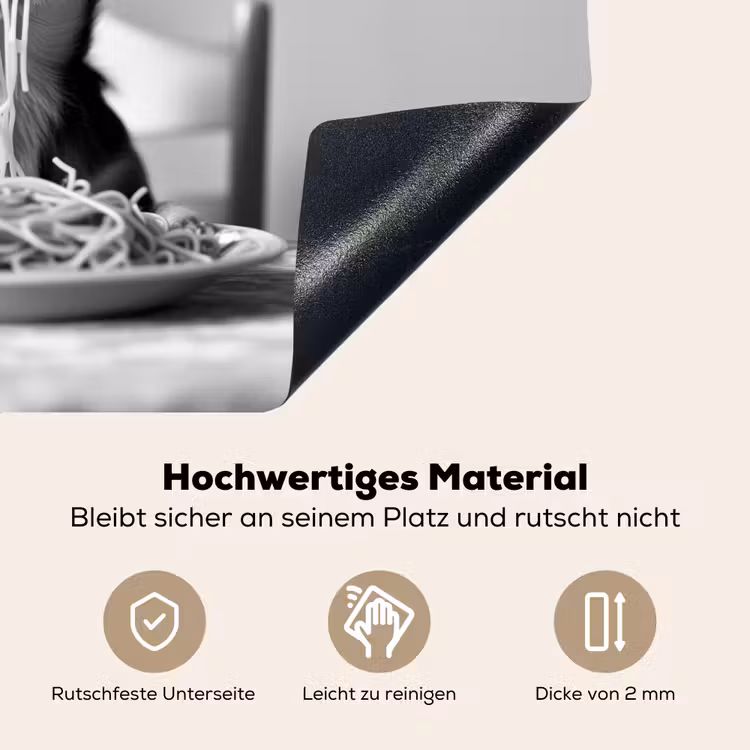 Chihuahua - Hond - Zonnebril - Humoristisch - Zwart - Wit - Spaghetti Inductie beschemer met haakjes klein -ky-onderkant-de