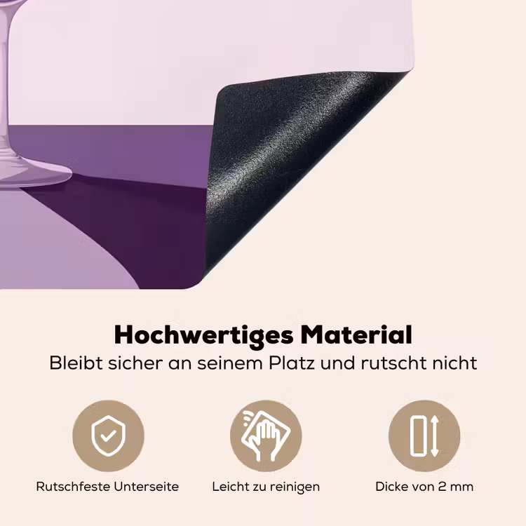 Cocktail - Paars - Minimalistisch - Citroen Inductie beschemer met haakjes klein -ky-onderkant-de