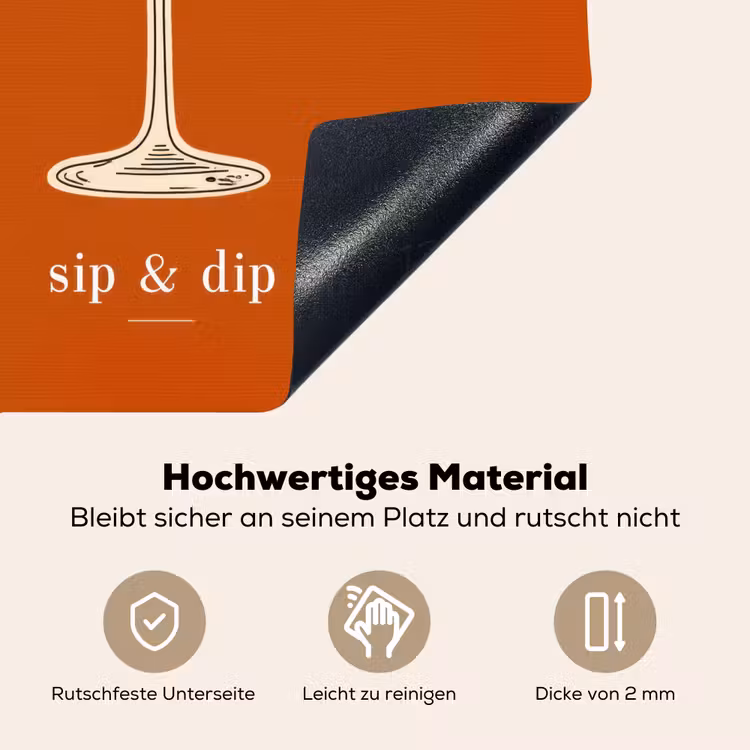 Cocktail - Oranje - Zomer - Quote Inductie beschemer met haakjes middel -ky-onderkant-de