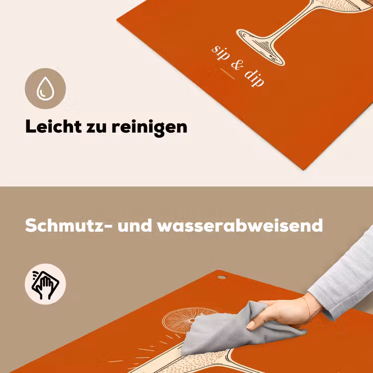 Cocktail - Oranje - Zomer - Quote Inductie beschemer met haakjes middel -ky-schoon-de