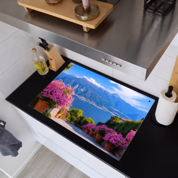 Lake Como - Italië - Landschap Inductie beschemer met haakjes klein -sfeer1