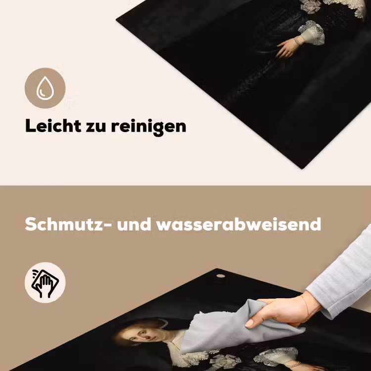 Het huwelijksportret van Oopjen Coppit - Rembrandt van Rijn Inductie beschemer met haakjes middel -ky-schoon-de