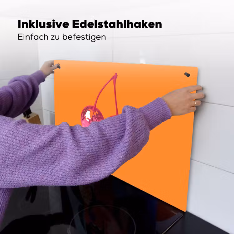 Discoballen - Kers - Spiegels - Roze Inductie beschemer met haakjes klein -ky-ophangen-de