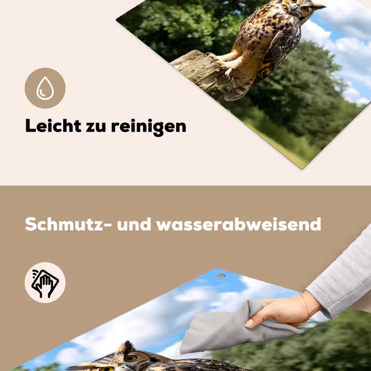 Uil - Boomstronk - Bos - Lucht Inductie beschemer met haakjes klein -ky-schoon-de
