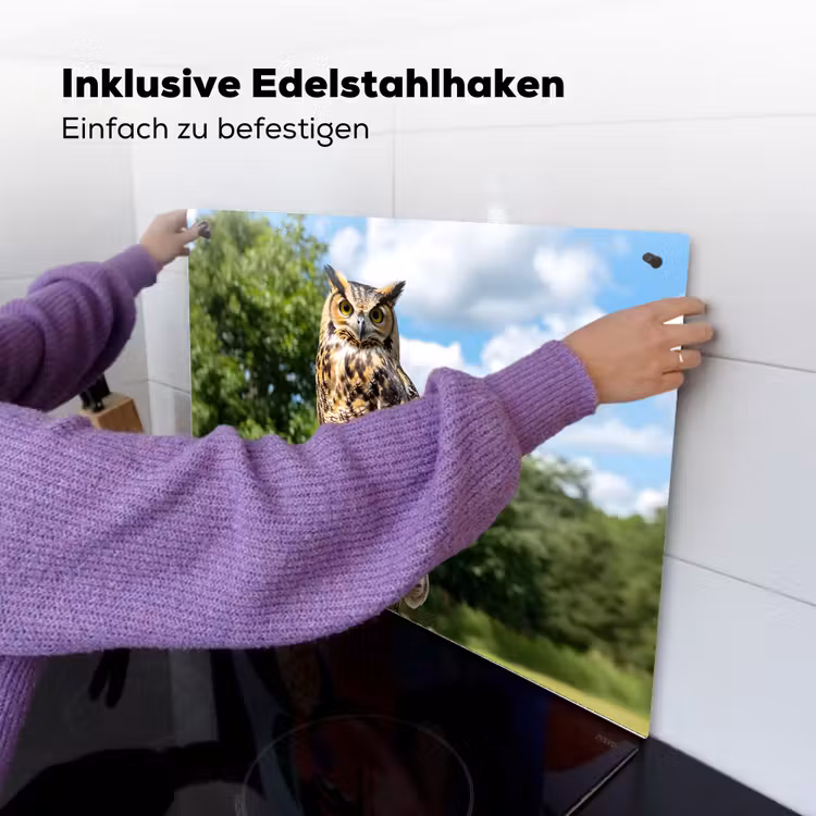 Uil - Boomstronk - Bos - Lucht Inductie beschemer met haakjes klein -ky-ophangen-de