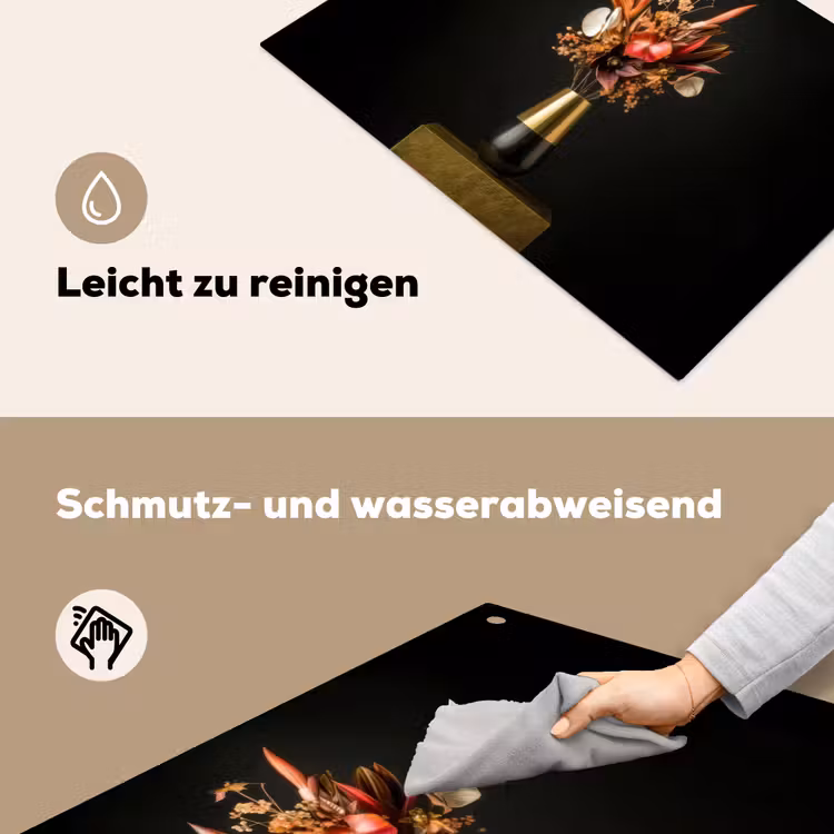 Exotisch - Boeket - Vaas - Goud Inductie beschemer met haakjes klein -ky-schoon-de