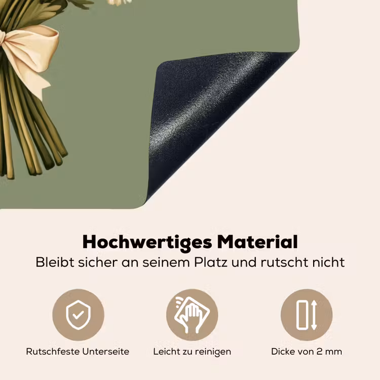 Lint - Boeket - Groen - Quote Inductie beschemer met haakjes klein -ky-onderkant-de