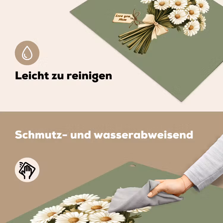Lint - Boeket - Groen - Quote Inductie beschemer met haakjes klein -ky-schoon-de