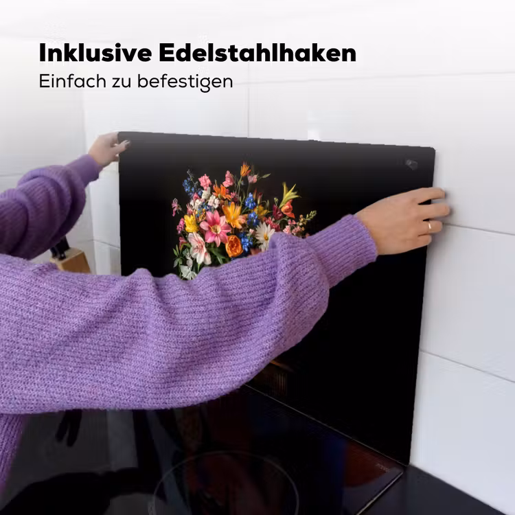 Kleur - Vaas - Bloemen - Boeket Inductie beschemer met haakjes klein -ky-ophangen-de