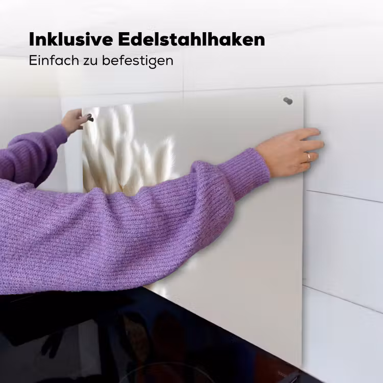 Pluimen - Beige - Minimalistisch Inductie beschemer met haakjes middel -ky-ophangen-de
