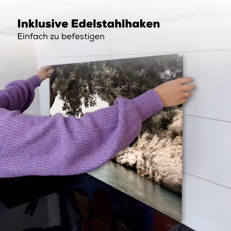 Rotsen - Zee - Boom - Groen Inductie beschemer met haakjes middel -ky-ophangen-de
