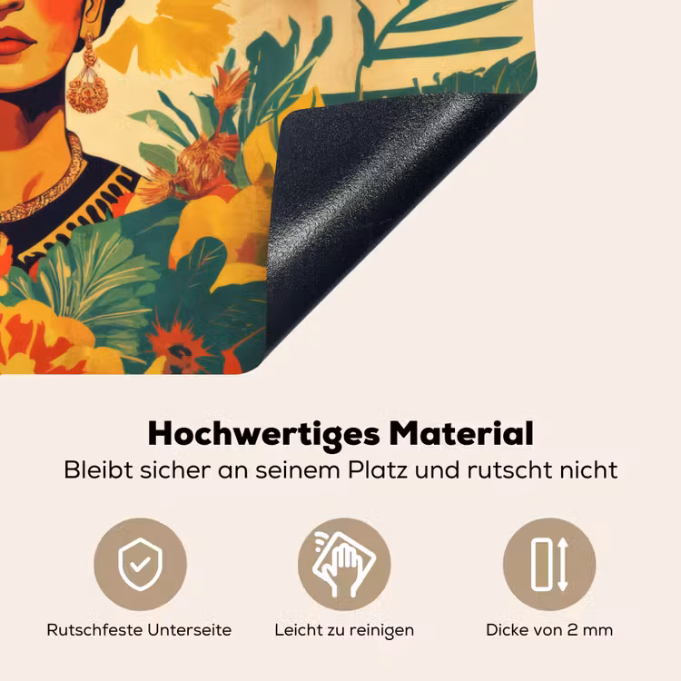 Vrouwelijk - Bloemen - Sieraden Inductie beschemer met haakjes klein -ky-onderkant-de