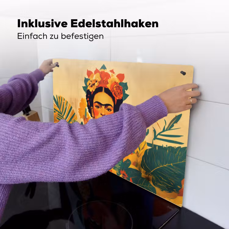 Vrouwelijk - Bloemen - Sieraden Inductie beschemer met haakjes klein -ky-ophangen-de