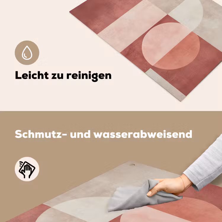 Figuren - Abstract - Roze Inductie beschemer met haakjes klein -ky-schoon-de