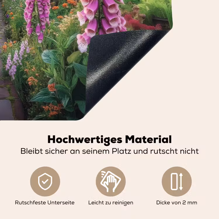 Vingerhoedskruid - Bloemen - Tuin Inductie beschemer met haakjes klein -ky-onderkant-de