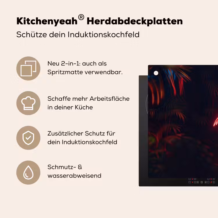 Flamingo - Roze - Neon - Licht Inductie beschemer met haakjes klein -ky-usp-de