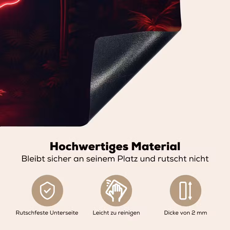 Flamingo - Roze - Neon - Licht Inductie beschemer met haakjes klein -ky-onderkant-de