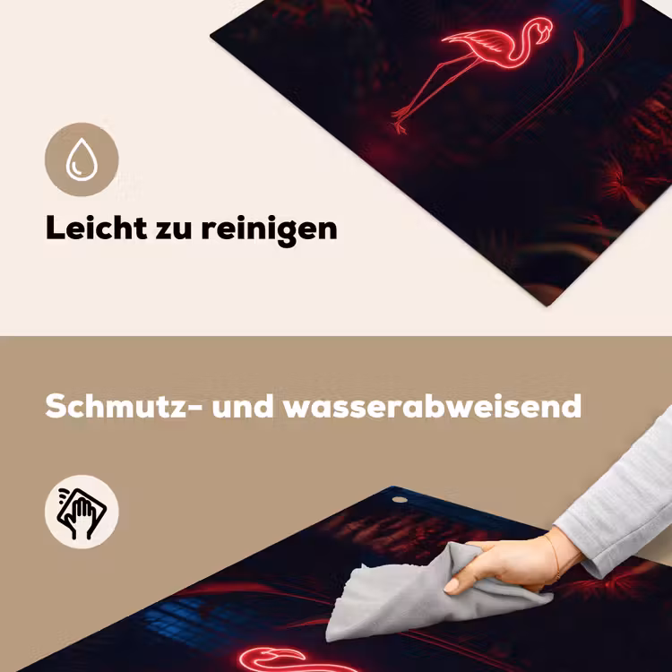 Flamingo - Roze - Neon - Licht Inductie beschemer met haakjes klein -ky-schoon-de