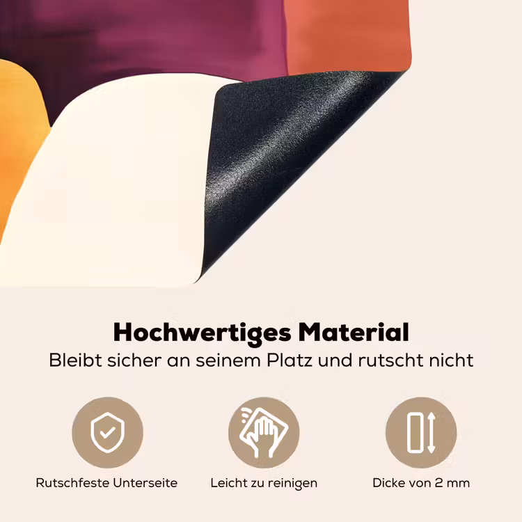 Vormen - Abstract - Kleurrijk Inductie beschemer met haakjes klein -ky-onderkant-de