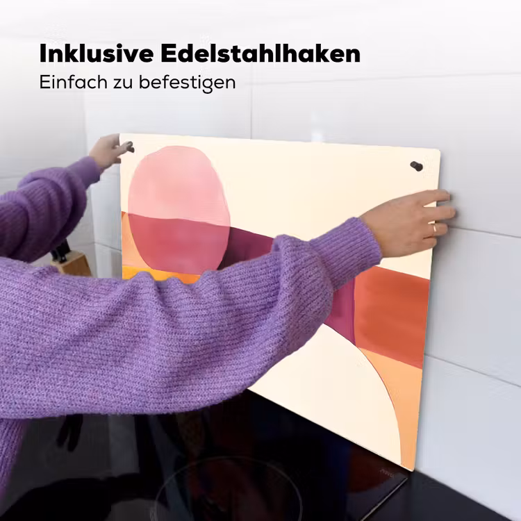 Vormen - Abstract - Kleurrijk Inductie beschemer met haakjes klein -ky-ophangen-de