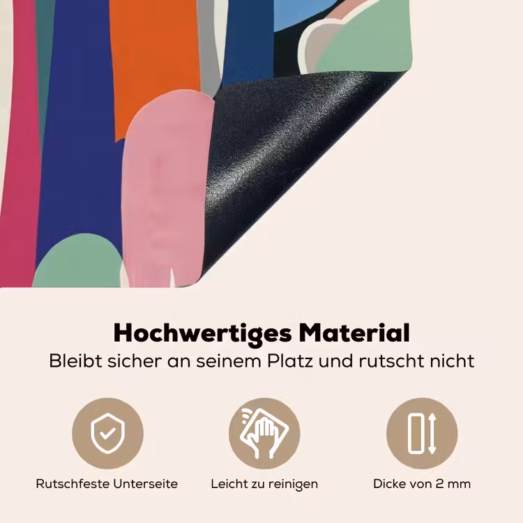 Vormen - Ritmisch - Kleuren - Abstract Inductie beschemer met haakjes middel -ky-onderkant-de