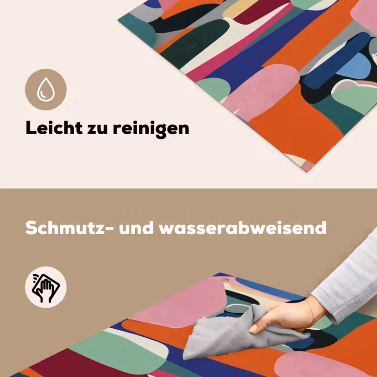 Vormen - Ritmisch - Kleuren - Abstract Inductie beschemer met haakjes middel -ky-schoon-de