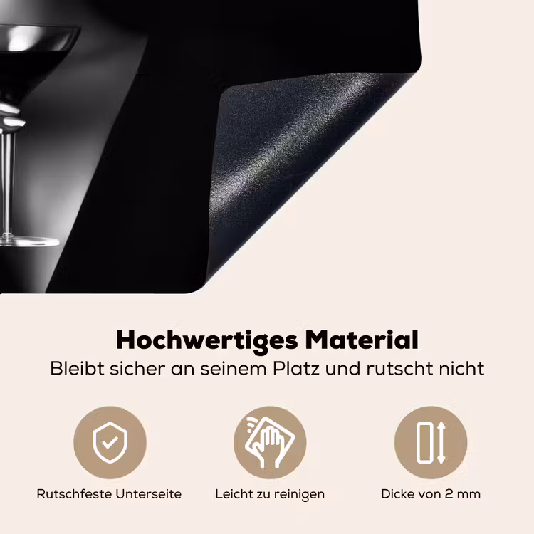 Vrouw - Cocktail - Chic Inductie beschemer met haakjes klein -ky-onderkant-de