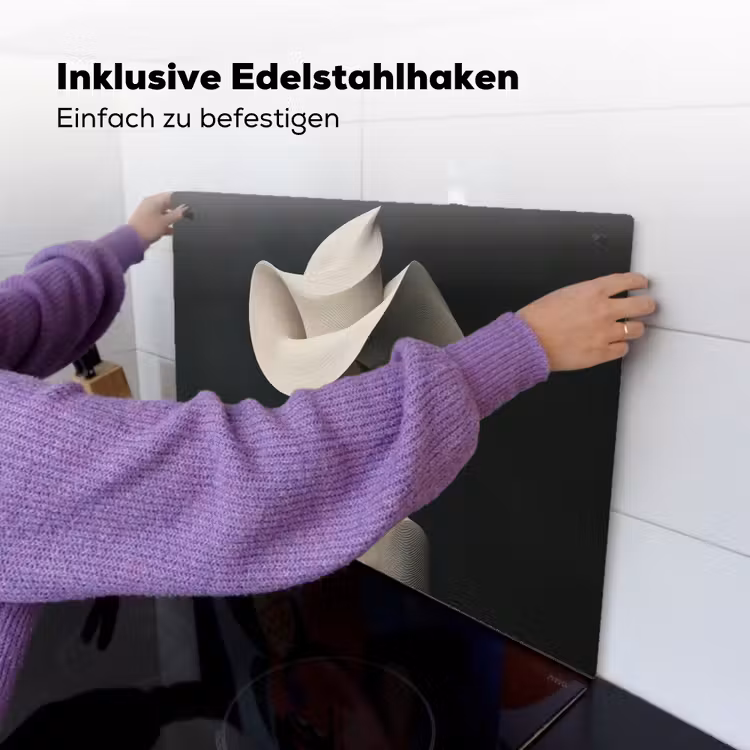 Vrouw - Golvende - Hoed Inductie beschemer met haakjes klein -ky-ophangen-de