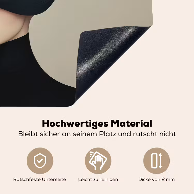 Vrouw - Groen - Hoed Inductie beschemer met haakjes klein -ky-onderkant-de