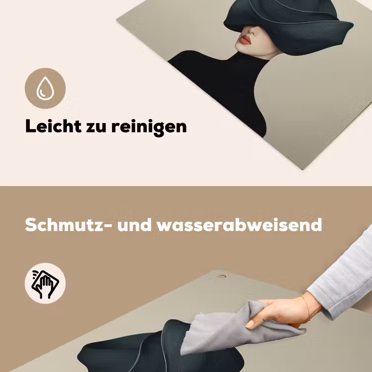 Vrouw - Groen - Hoed Inductie beschemer met haakjes klein -ky-schoon-de