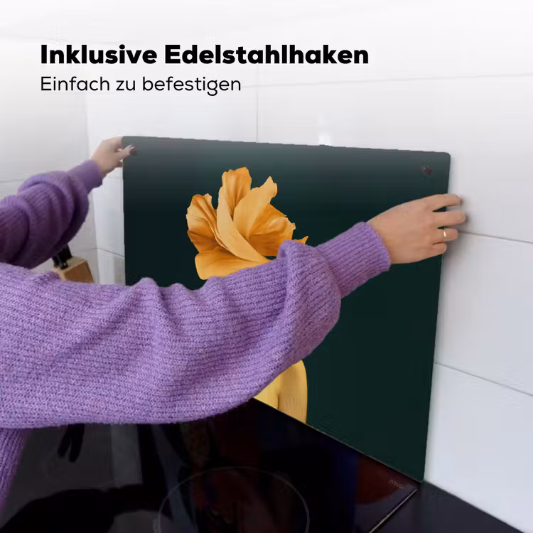Vrouw - Hoed - Geel Inductie beschemer met haakjes klein -ky-ophangen-de