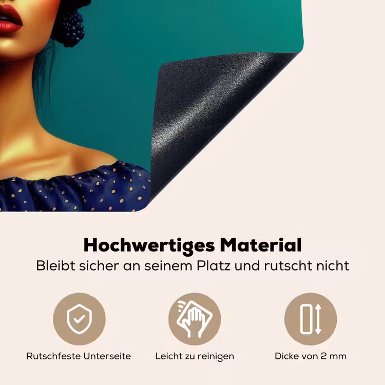 Vrouw - Hoodtooi - Tropisch - Fruit - Druiven Inductie beschemer met haakjes klein -ky-onderkant-de