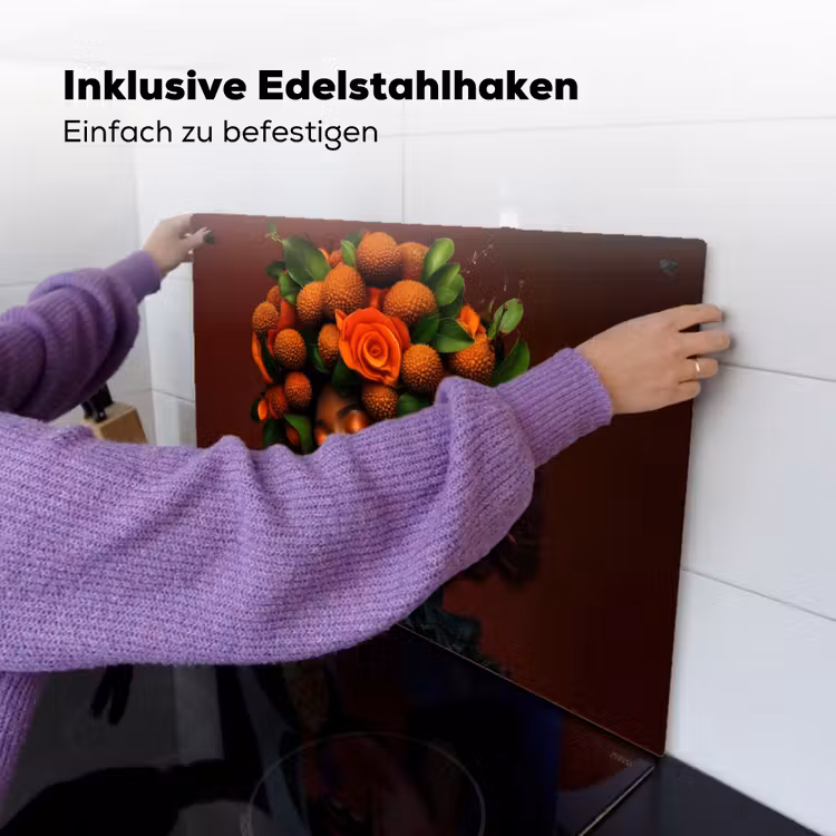 Vrouw - lychee - exotisch Inductie beschemer met haakjes klein -ky-ophangen-de