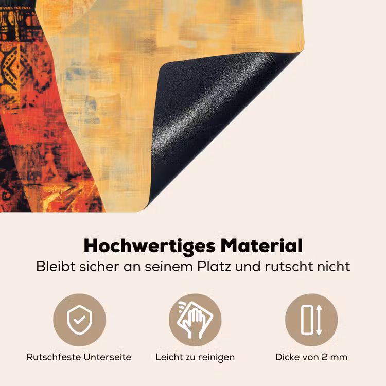 Vrouw - Silhouet - Patronen - Sierlijk Inductie beschemer met haakjes klein -ky-onderkant-de