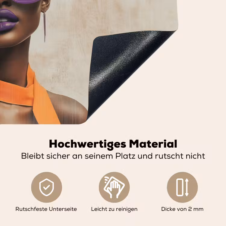 Vrouw - Zonnebril - Vlinder - Bloemen Inductie beschemer met haakjes klein -ky-onderkant-de
