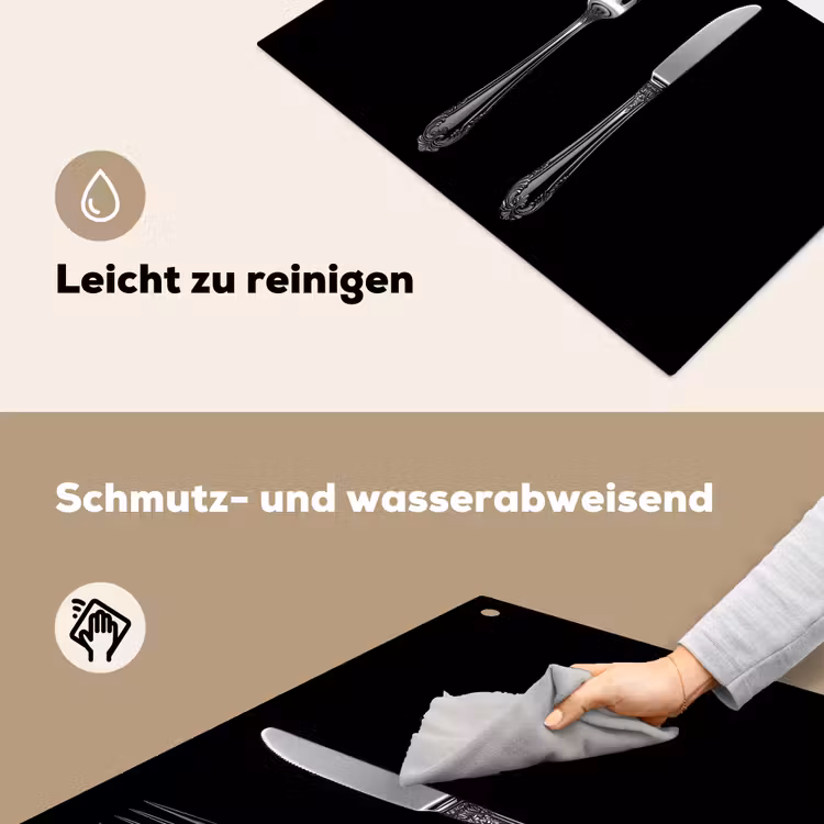 Vork - Mes - Zilver Inductie beschemer met haakjes klein -ky-schoon-de