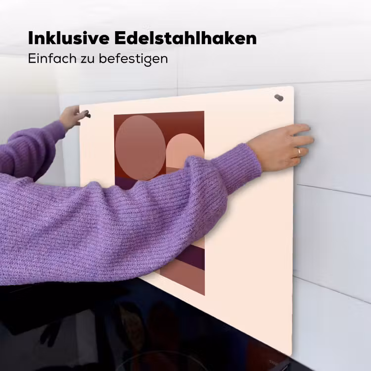 Geometrisch - Cirkels - Rood Inductie beschemer met haakjes middel -ky-ophangen-de