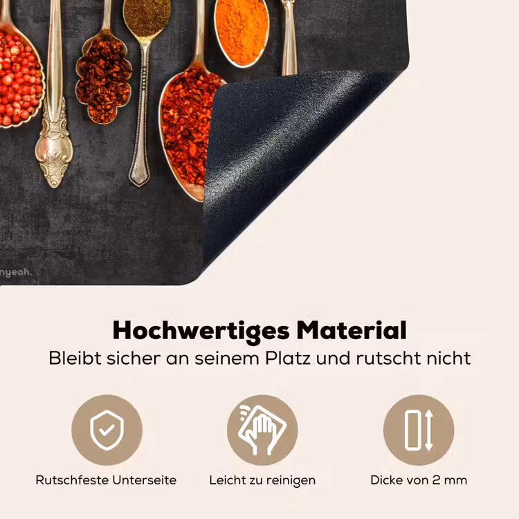 Kruiden - Lepels - Beton Inductie beschemer met haakjes klein -ky-onderkant-de