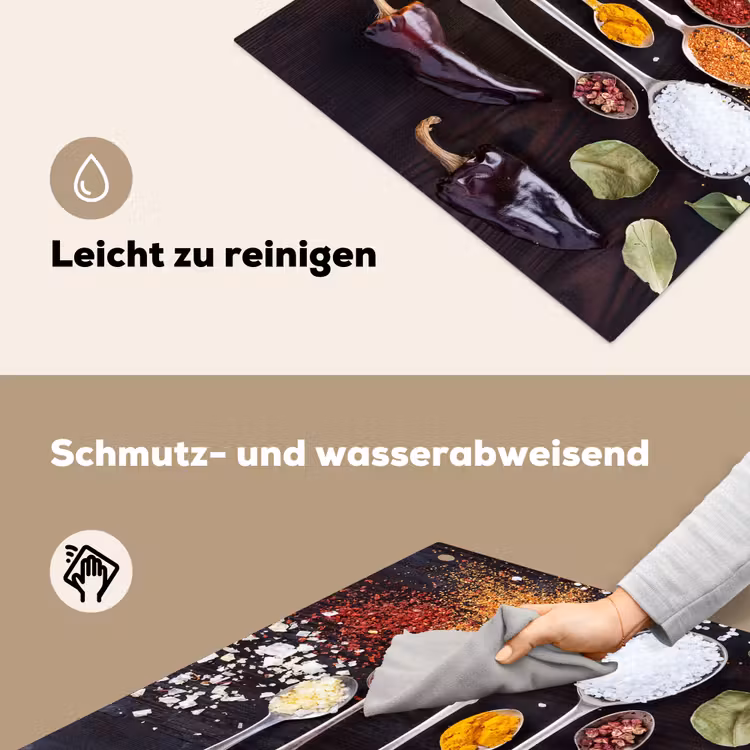Kruiden - Lepels - Specerijen - Industrieel Inductie beschemer met haakjes middel -ky-schoon-de