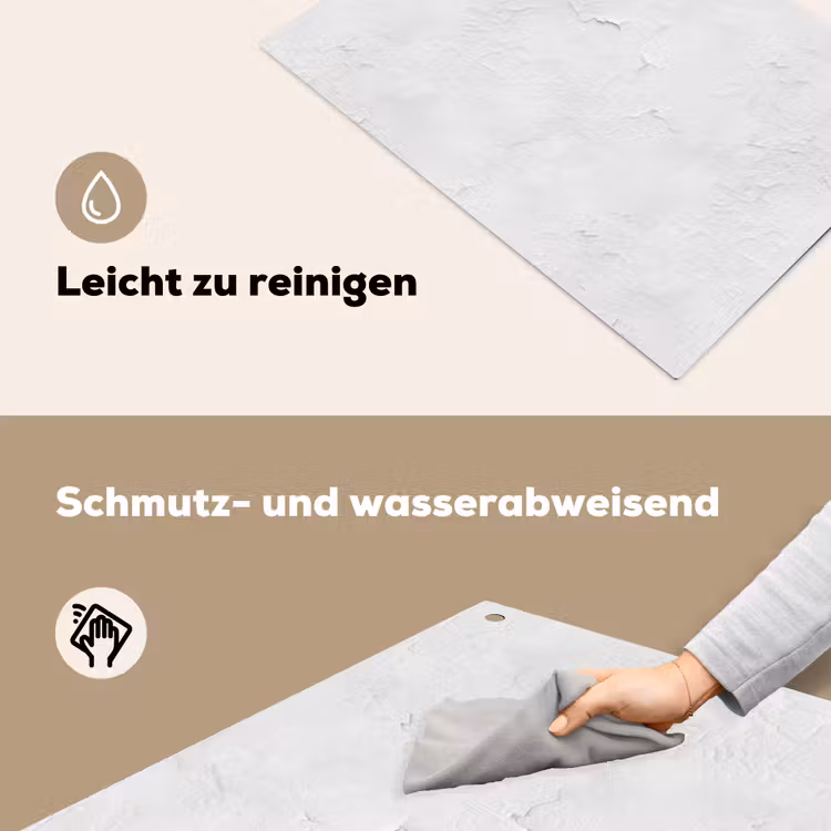 Pleisterlaag - Verf - Wit - Beschadigd Inductie beschemer met haakjes klein 777 -ky-schoon-de