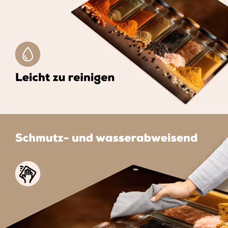 Potjes - Kruiden - Specerijen - Korrels Inductie beschemer met haakjes klein -ky-schoon-de