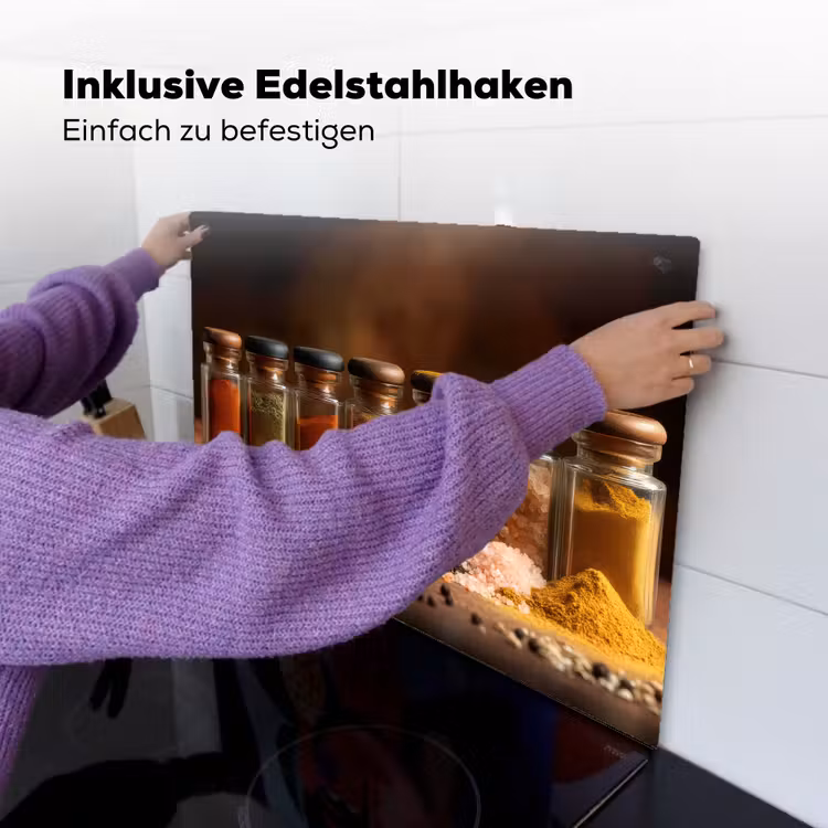 Potjes - Kruiden - Specerijen - Korrels Inductie beschemer met haakjes klein -ky-ophangen-de