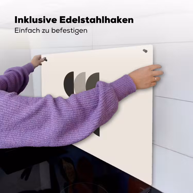 Halve cirkels - Aardetinten - Grafisch Inductie beschemer met haakjes middel -ky-ophangen-de