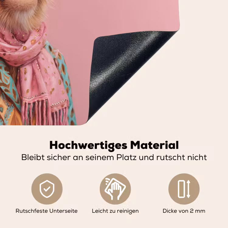 Sjaal - Aap - Zonnebril - Jasje Inductie beschemer met haakjes klein -ky-onderkant-de