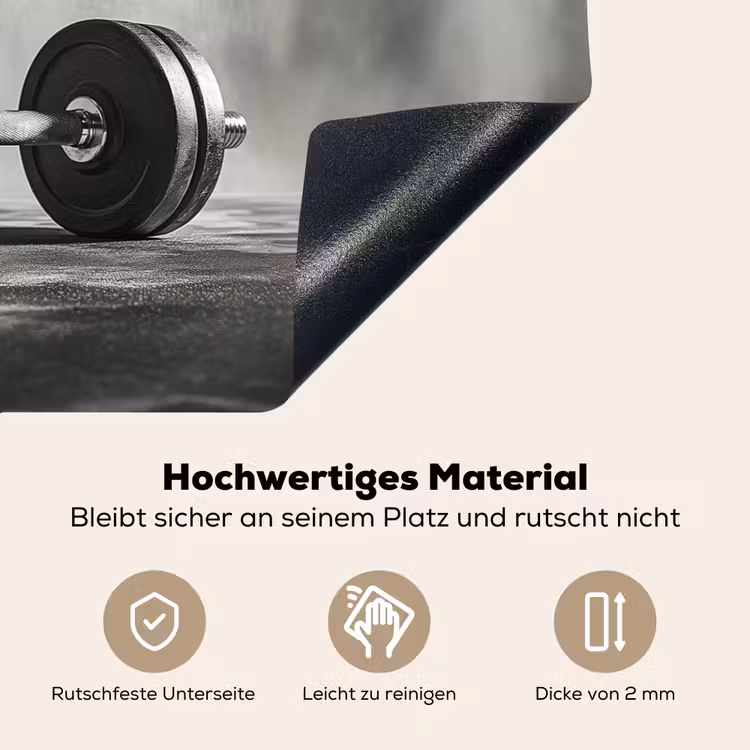 Halter - Gewichten - Zwart Inductie beschemer met haakjes klein -ky-onderkant-de