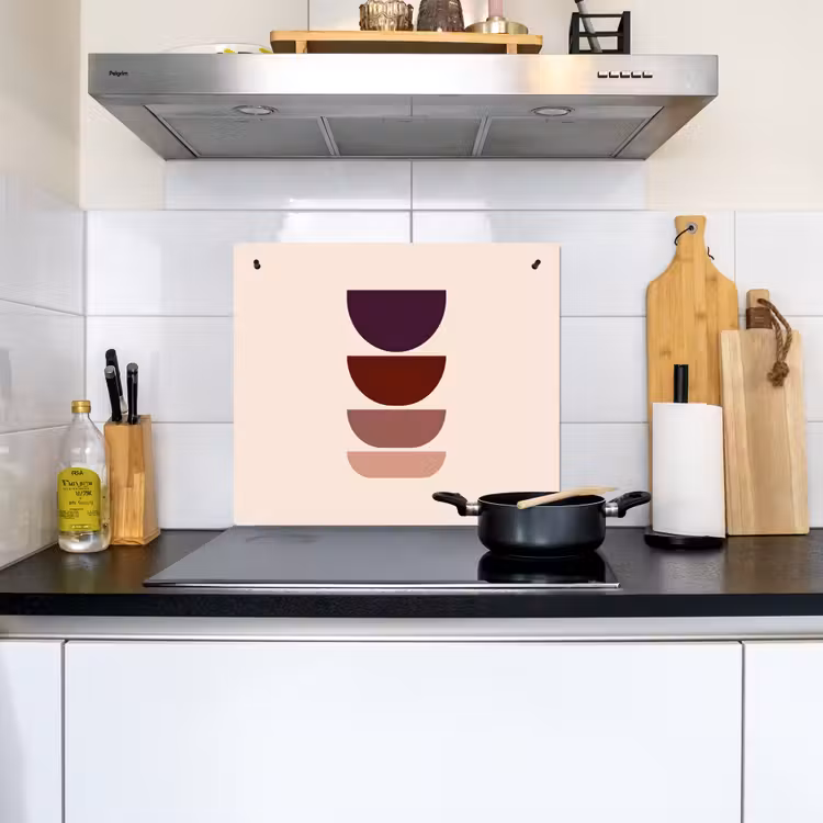 Harmonieus - Symmetrisch - Rood Inductie beschemer met haakjes middel -sfeer2