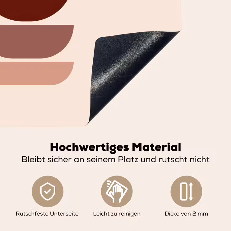 Harmonieus - Symmetrisch - Rood Inductie beschemer met haakjes middel -ky-onderkant-de