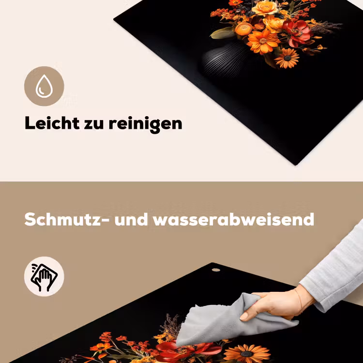 Herfst - Boeket - Oranje Inductie beschemer met haakjes klein -ky-schoon-de