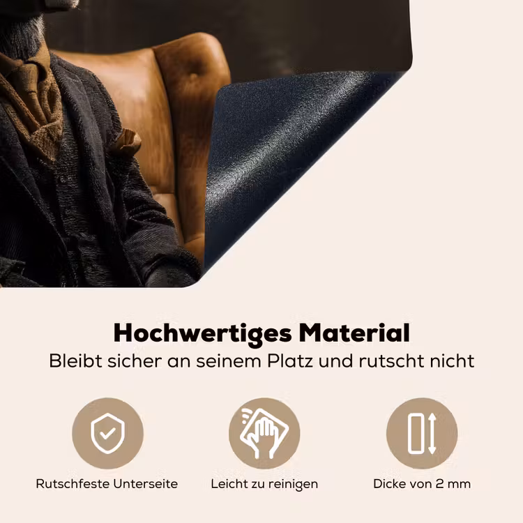 Hert - Zonnebril - Zwart - Pak Inductie beschemer met haakjes klein -ky-onderkant-de